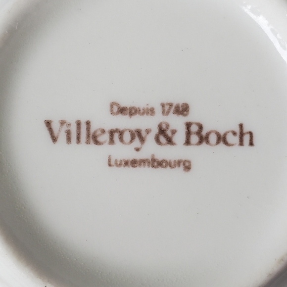 Vintage Mid Century VALENCIA Daisy Design Egg Cups Villeroy & Boch Luxembourg - Picture 5 of 8